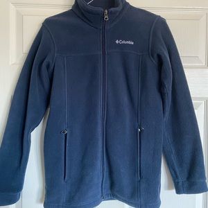 Navy Blue Fleece Jacket